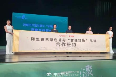 阿里巴巴助力甘肃打造“甘味”农产品品牌